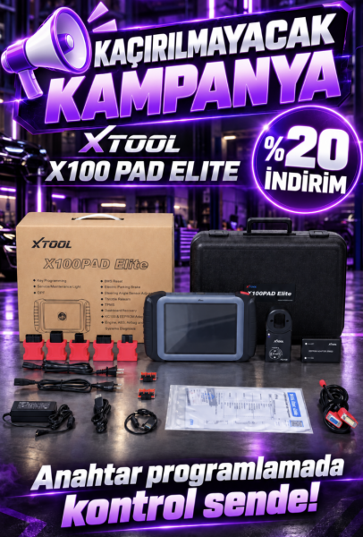 XTOOL X100 Pad Elite Araç Arıza Tespit Cihazı