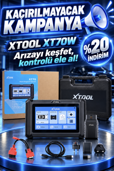 XTOOL XT70W Araç Arıza Tespit Cihazı